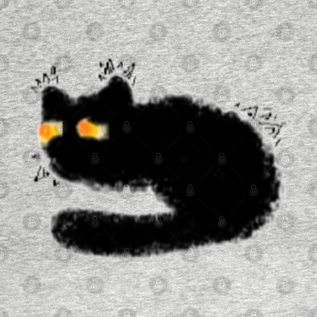 Worried Cat MS paint by Bingust